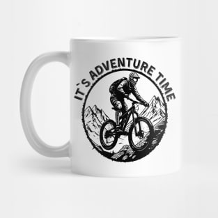It’s Adventure Time – Vintage Cycling Gift for Outdoor, Bicycle, and Adventure Lovers Mug